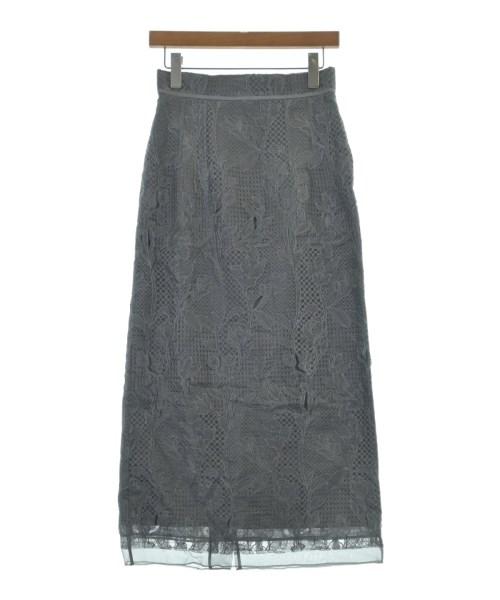 ebure(エブール)ロング・マキシ丈スカート グレー サイズ:38(M位)/2200631142423