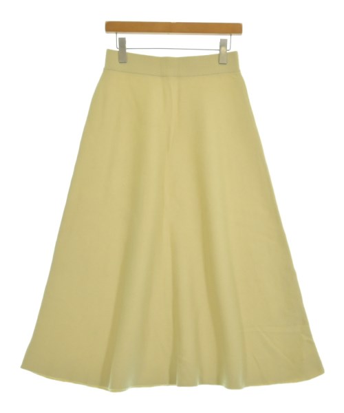 ebure(エブール)ロング・マキシ丈スカート 黄 サイズ:38(M位)/2200631143147