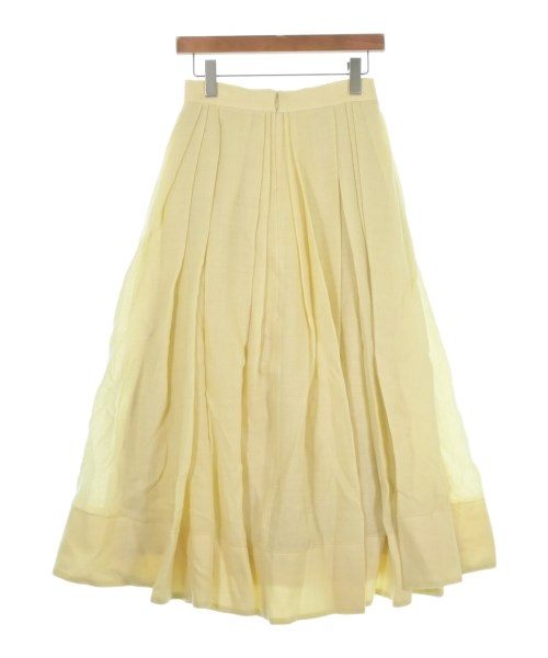 ebure（エブール）ロング・マキシ丈スカート 黄 サイズ:36(S位) レディース/2200631143758