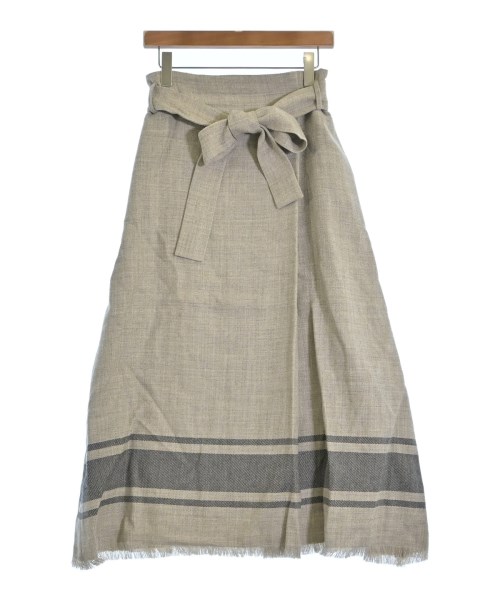 ebure(エブール)ロング・マキシ丈スカート グレー サイズ:38(M位)/2200631143772