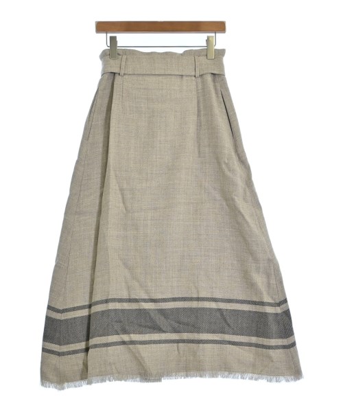 ebure（エブール）ロング・マキシ丈スカート グレー サイズ:38(M位) レディース/2200631143772