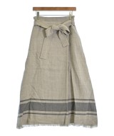 ebure（エブール）ロング・マキシ丈スカート グレー サイズ:38(M位) レディース/2200631143772