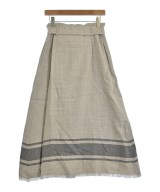 ebure（エブール）ロング・マキシ丈スカート グレー サイズ:38(M位) レディース/2200631143772