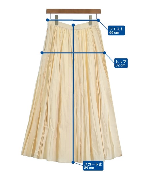 ebure（エブール）ロング・マキシ丈スカート 白 サイズ:S レディース/2200631143857