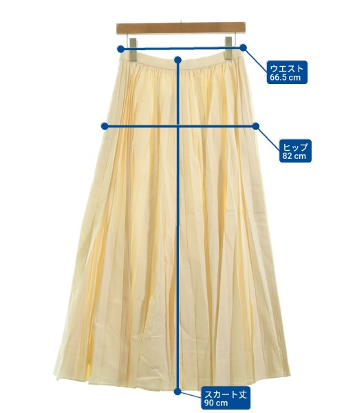 ebure（エブール）ロング・マキシ丈スカート 白 サイズ:38(M位) レディース/2200631143871