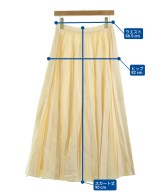 ebure（エブール）ロング・マキシ丈スカート 白 サイズ:38(M位) レディース/2200631143871