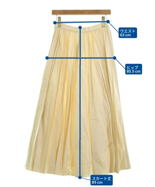 ebure（エブール）ロング・マキシ丈スカート 白 サイズ:36(S位) レディース/2200631143888