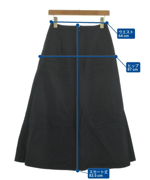 ebure（エブール）ロング・マキシ丈スカート 黒 サイズ:36(S位) レディース/2200631143932