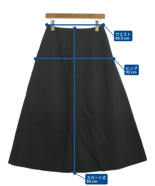 ebure（エブール）ロング・マキシ丈スカート 黒 サイズ:38(M位) レディース/2200631143963