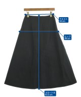 ebure（エブール）ロング・マキシ丈スカート 黒 サイズ:36(S位) レディース/2200631143970