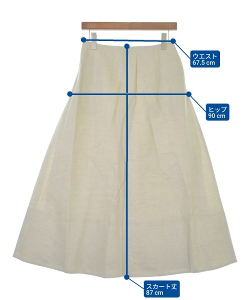 ebure（エブール）ロング・マキシ丈スカート ベージュ サイズ:38(M位) レディース/2200631144205