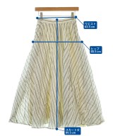 ebure（エブール）ロング・マキシ丈スカート 白 サイズ:36(S位) レディース/2200631144502