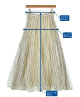 ebure（エブール）ロング・マキシ丈スカート 白 サイズ:38(M位) レディース/2200631144526