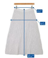 ebure（エブール）ロング・マキシ丈スカート グレー サイズ:38(M位) レディース/2200631144670