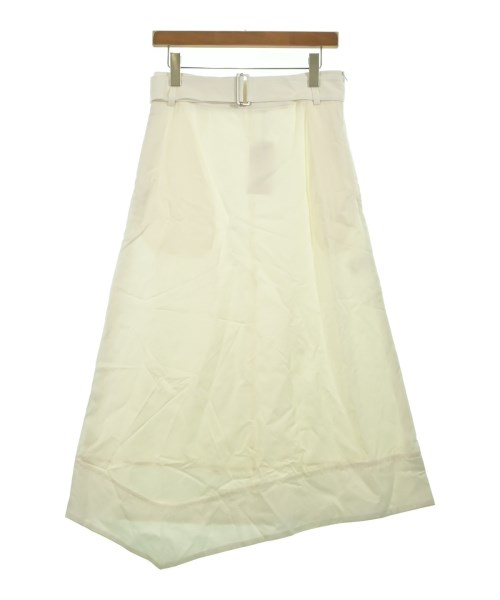 ebure(エブール)ロング・マキシ丈スカート 白 サイズ:40(M位)/2200631144694