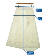 ebure（エブール）ロング・マキシ丈スカート 白 サイズ:40(M位) レディース/2200631144694