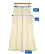 ebure（エブール）ロング・マキシ丈スカート 白 サイズ:38(M位) レディース/2200631144731