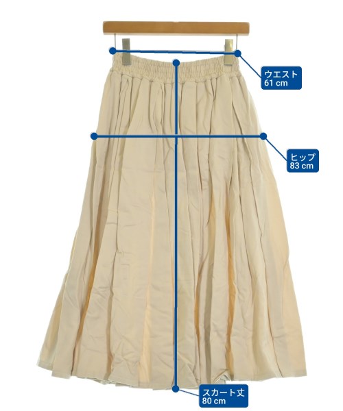 ebure（エブール）ロング・マキシ丈スカート ベージュ サイズ:36(S位) レディース/2200631144779