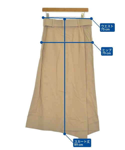 ebure（エブール）ロング・マキシ丈スカート ベージュ サイズ:40(M位) レディース/2200631144809