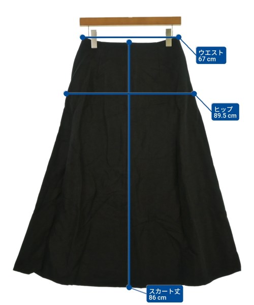 ebure（エブール）ロング・マキシ丈スカート 黒 サイズ:38(M位) レディース/2200631145288
