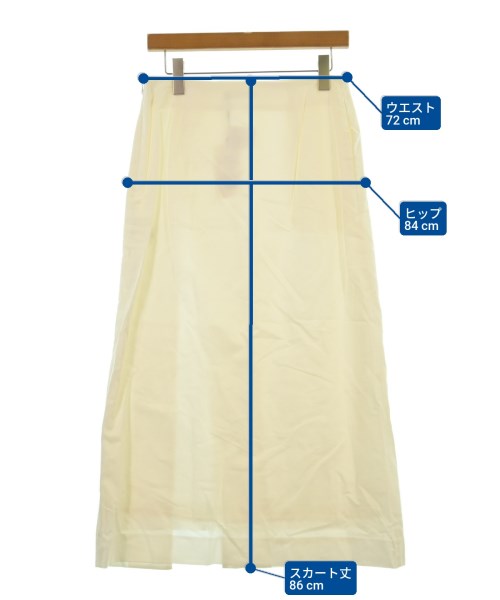 ebure（エブール）ロング・マキシ丈スカート 白 サイズ:40(M位) レディース/2200631145349