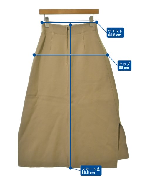 ebure（エブール）ロング・マキシ丈スカート ベージュ サイズ:36(S位) レディース/2200631145486