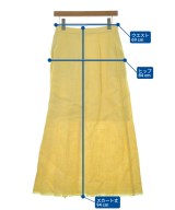 ebure（エブール）ロング・マキシ丈スカート 黄 サイズ:-(M位) レディース/2200631145516
