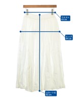 ebure（エブール）ロング・マキシ丈スカート 白 サイズ:38(M位) レディース/2200631145578