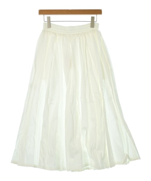 ebure（エブール）ロング・マキシ丈スカート 白 サイズ:38(M位) レディース/2200631145592