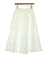 ebure（エブール）ロング・マキシ丈スカート 白 サイズ:38(M位) レディース/2200631145592