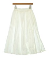 ebure（エブール）ロング・マキシ丈スカート 白 サイズ:38(M位) レディース/2200631145592