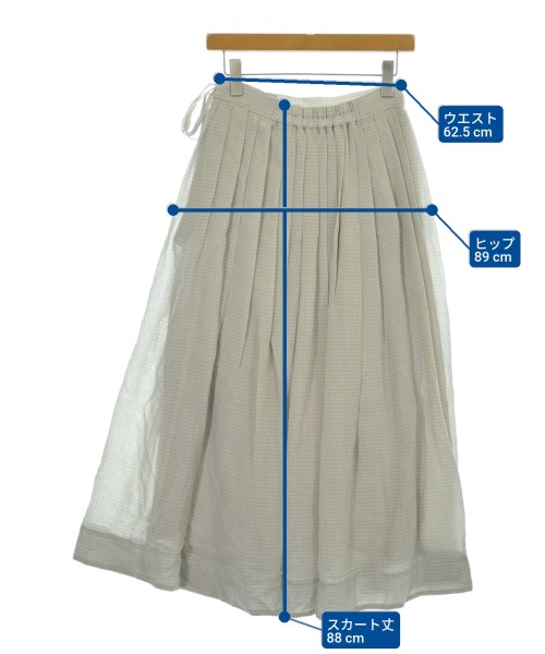 ebure（エブール）ロング・マキシ丈スカート グレー サイズ:36(S位) レディース/2200631145868