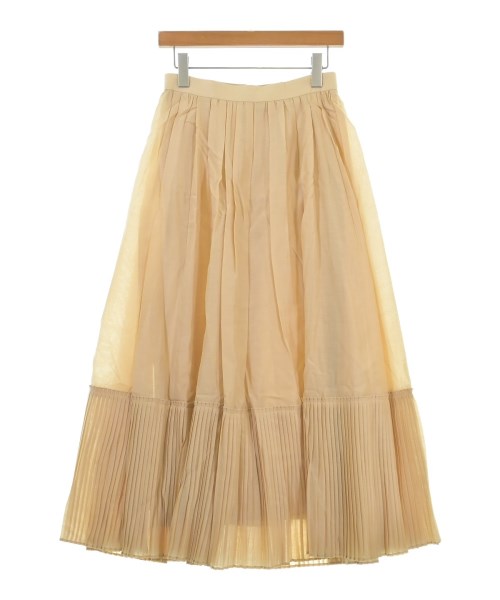 ebure(エブール)ロング・マキシ丈スカート ベージュ サイズ:38(M位)/2200631146094