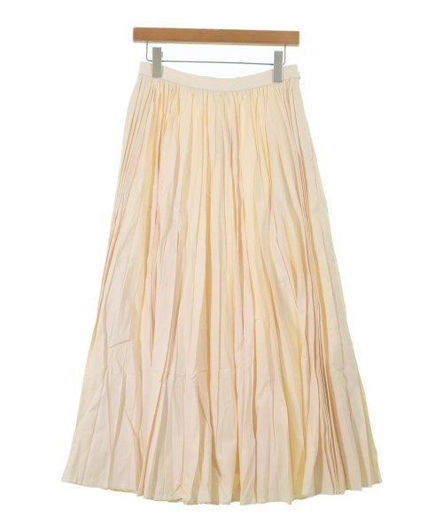 ebure(エブール)ロング・マキシ丈スカート 白 サイズ:38(M位)/2200631146285