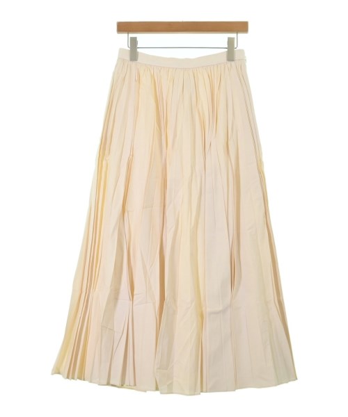 ebure(エブール)ロング・マキシ丈スカート 白 サイズ:38(M位)/2200631146315