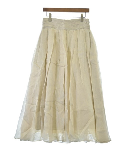 ebure(エブール)ロング・マキシ丈スカート 白 サイズ:38(M位)/2200631146322