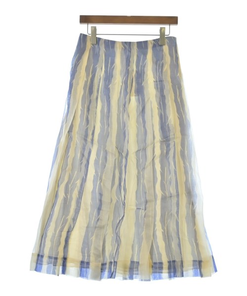 ebure(エブール)ロング・マキシ丈スカート 白 サイズ:38(M位)/2200631146353