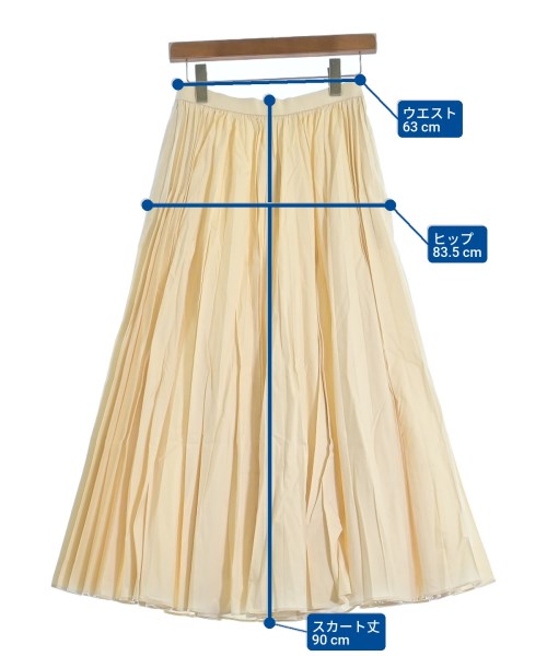 ebure（エブール）ロング・マキシ丈スカート 白 サイズ:36(S位) レディース/2200631146377