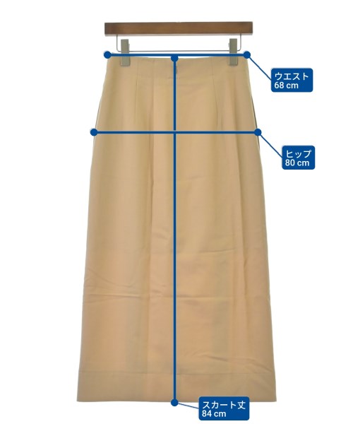 ebure（エブール）ロング・マキシ丈スカート ベージュ サイズ:36(S位) レディース/2200631146384