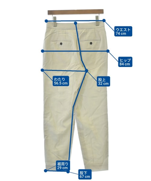 ebure（エブール）スラックス 白 サイズ:38(M位) レディース/2200631146711