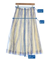 ebure（エブール）ロング・マキシ丈スカート 青 サイズ:36(S位) レディース/2200631147084