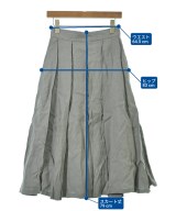 ebure（エブール）ロング・マキシ丈スカート グレー サイズ:36(S位) レディース/2200631147114