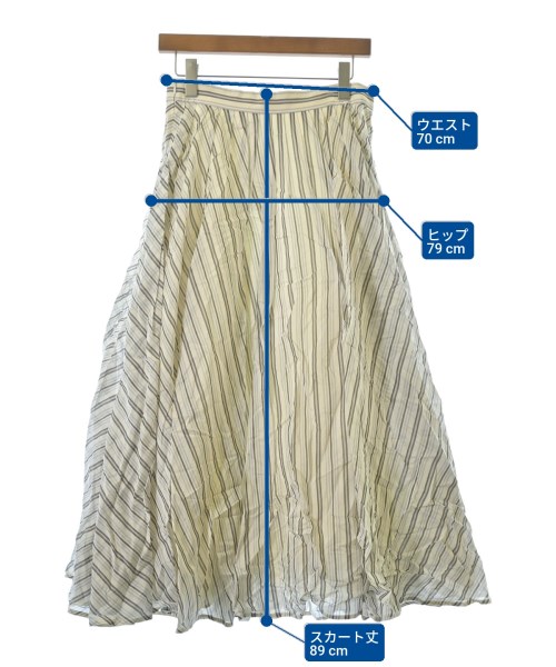 ebure（エブール）ロング・マキシ丈スカート ベージュ サイズ:40(M位) レディース/2200631147213
