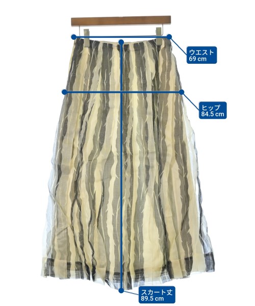 ebure（エブール）ロング・マキシ丈スカート ベージュ サイズ:38(S位) レディース/2200631147220