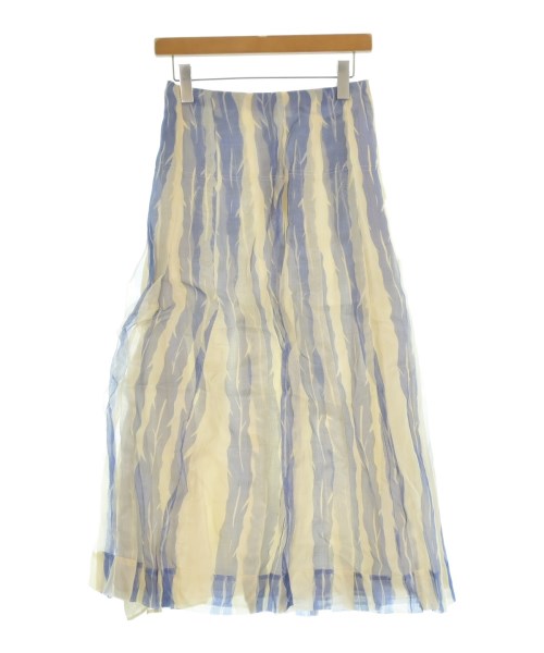 ebure(エブール)ロング・マキシ丈スカート 青 サイズ:36(S位)/2200631147237