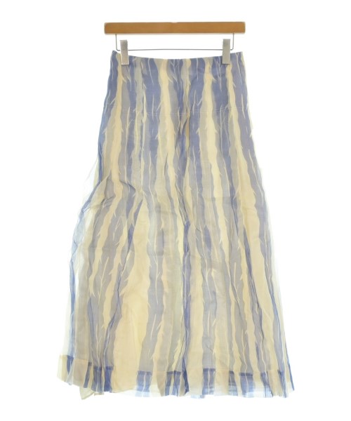 ebure(エブール)ロング・マキシ丈スカート 青 サイズ:36(S位)/2200631147244