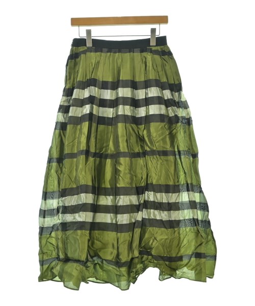 ebure（エブール）ロング・マキシ丈スカート 緑 サイズ:38(M位) レディース/2200631147275