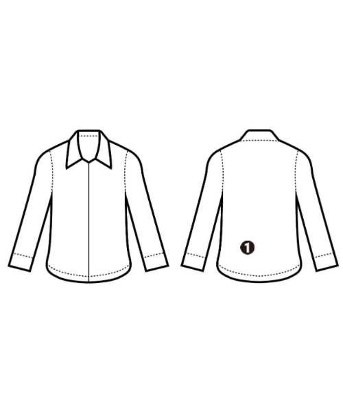 ebure（エブール）カジュアルシャツ 黄 サイズ:36(S位) レディース/2200631147435