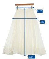 ebure（エブール）ロング・マキシ丈スカート 白 サイズ:36(S位) レディース/2200631147619