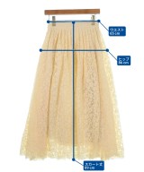 ebure（エブール）ロング・マキシ丈スカート 白 サイズ:36(S位) レディース/2200631147626